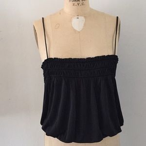 Miu Miu black, spaghetti strap tank top